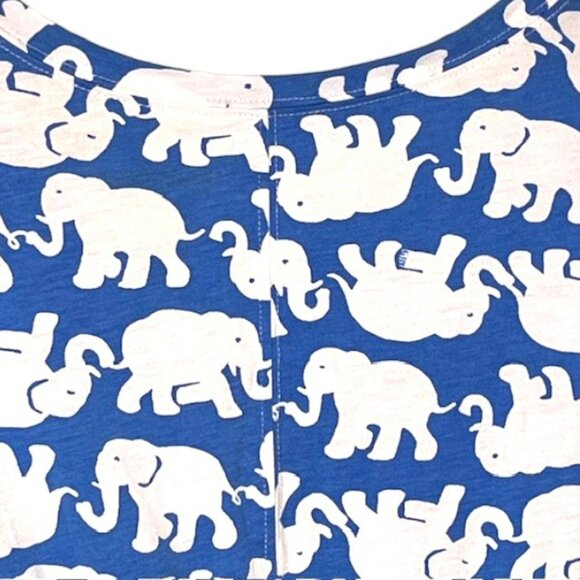 Lilly Pulitzer Cotton Christie Shift Dress - Tusk in Sun Print - Blue/White - S - Picture 6 of 10